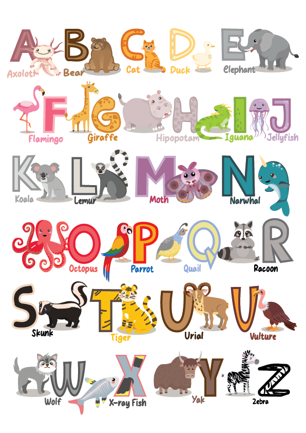 Set - Alfabet & Numere - Limba Engleza