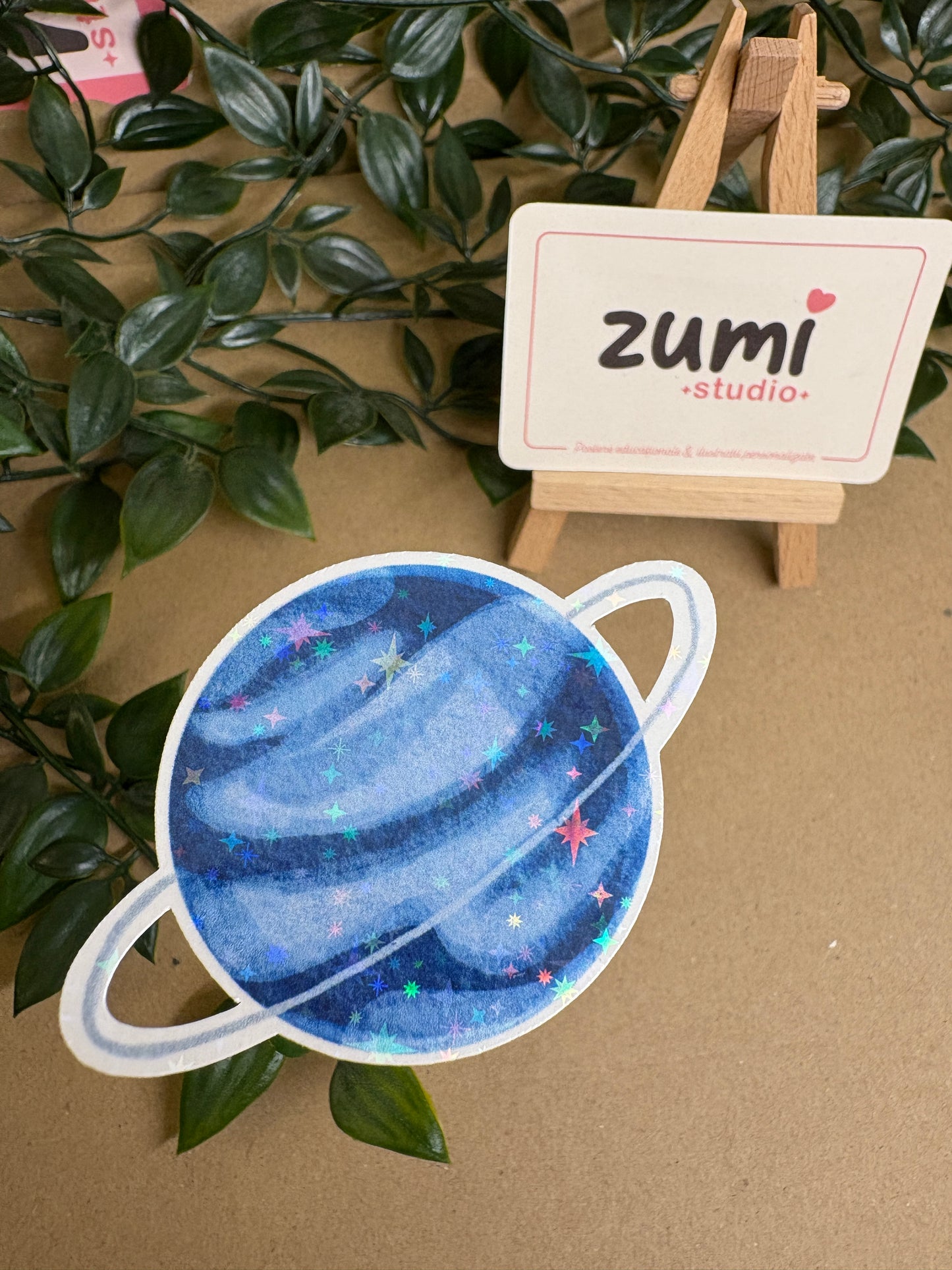 Stickere Die-cut - „Planetele Sistemului Solar” – Holografic