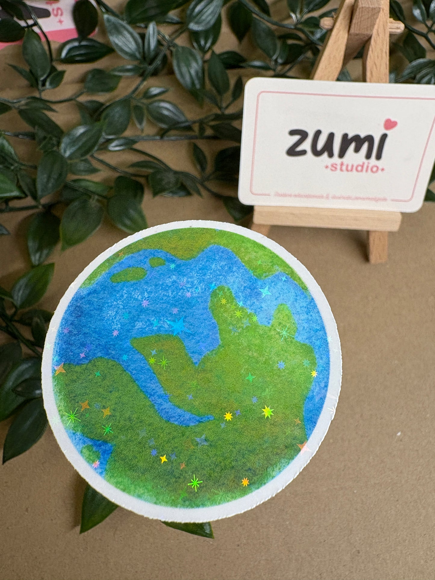 Stickere Die-cut - „Planetele Sistemului Solar” – Holografic