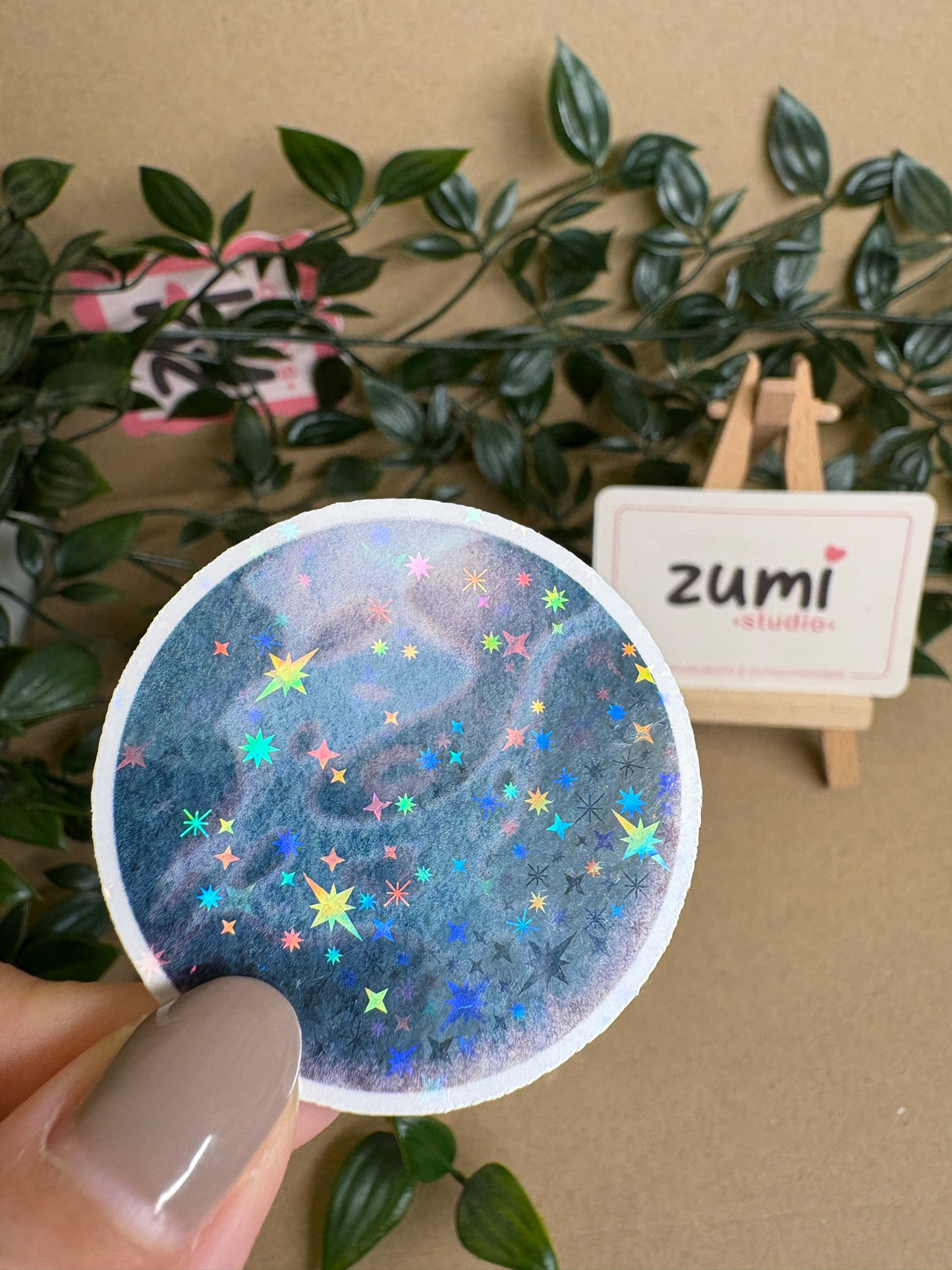 Stickere Die-cut - „Planetele Sistemului Solar” – Holografic