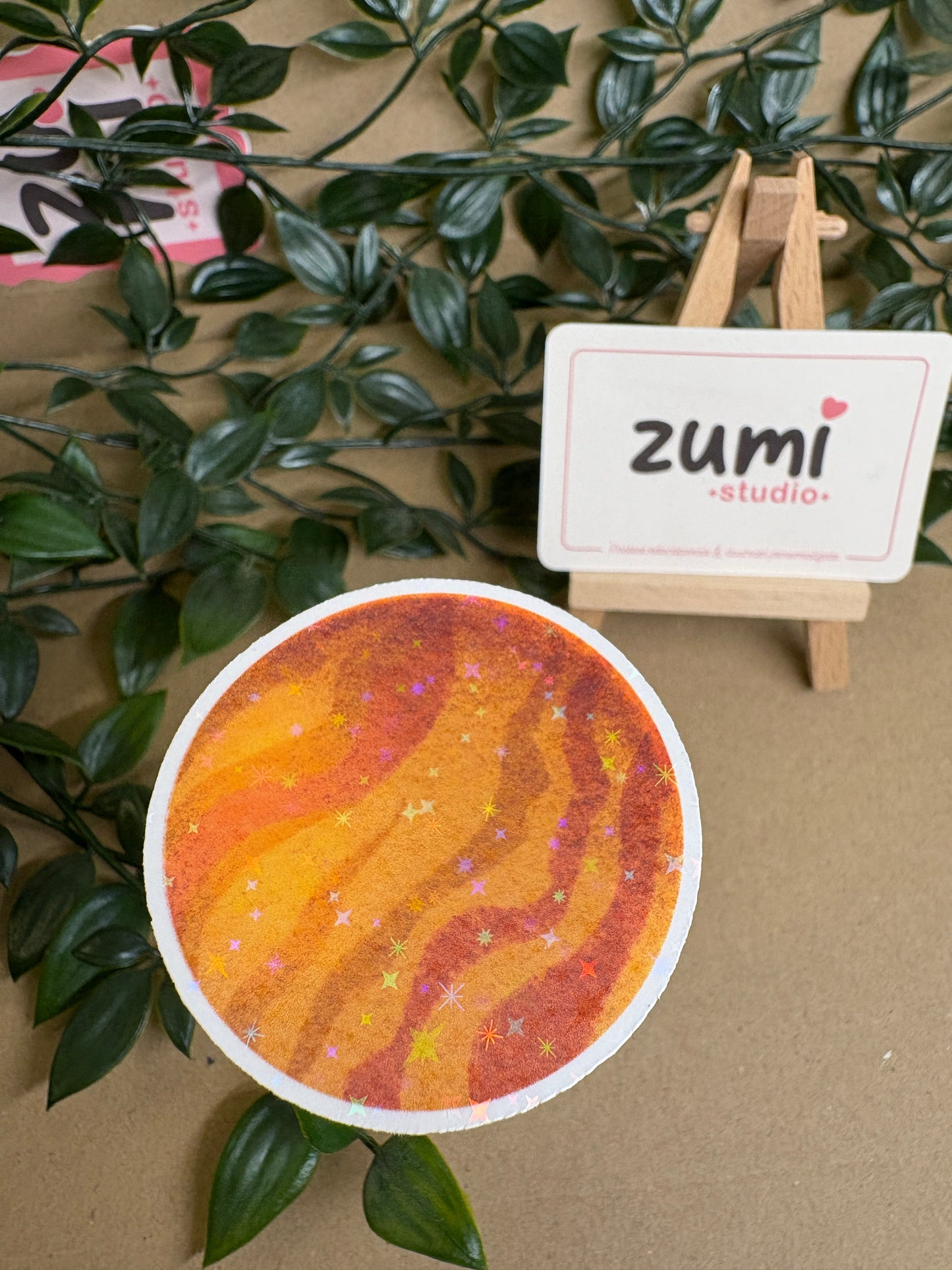 Stickere Die-cut - „Planetele Sistemului Solar” – Holografic