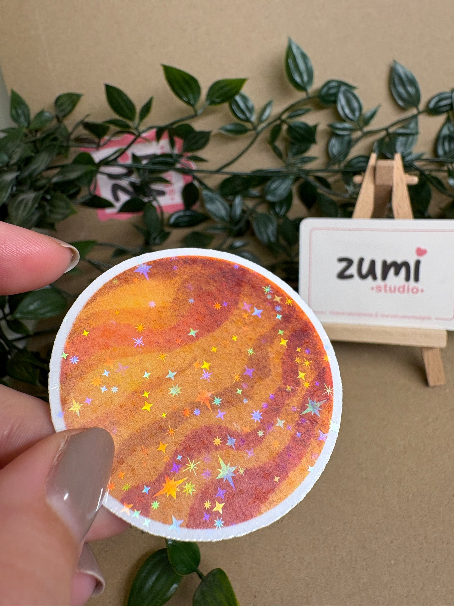 Stickere Die-cut - „Planetele Sistemului Solar” – Holografic