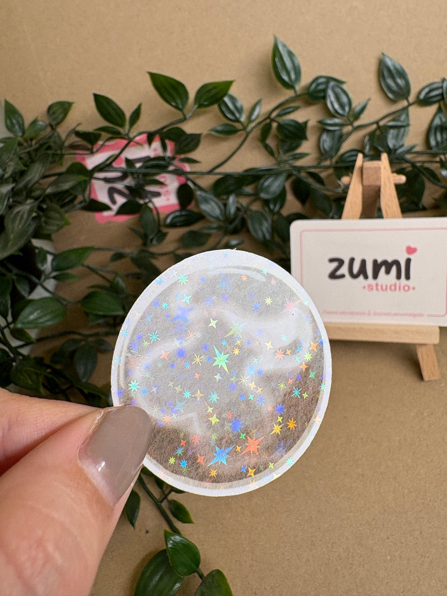 Stickere Die-cut - „Planetele Sistemului Solar” – Holografic