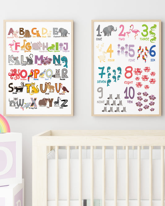 Set - Alfabet & Numere - Limba Engleza