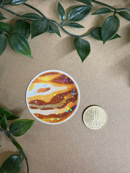 Stickere Die-cut - „Planetele Sistemului Solar” – Holografic