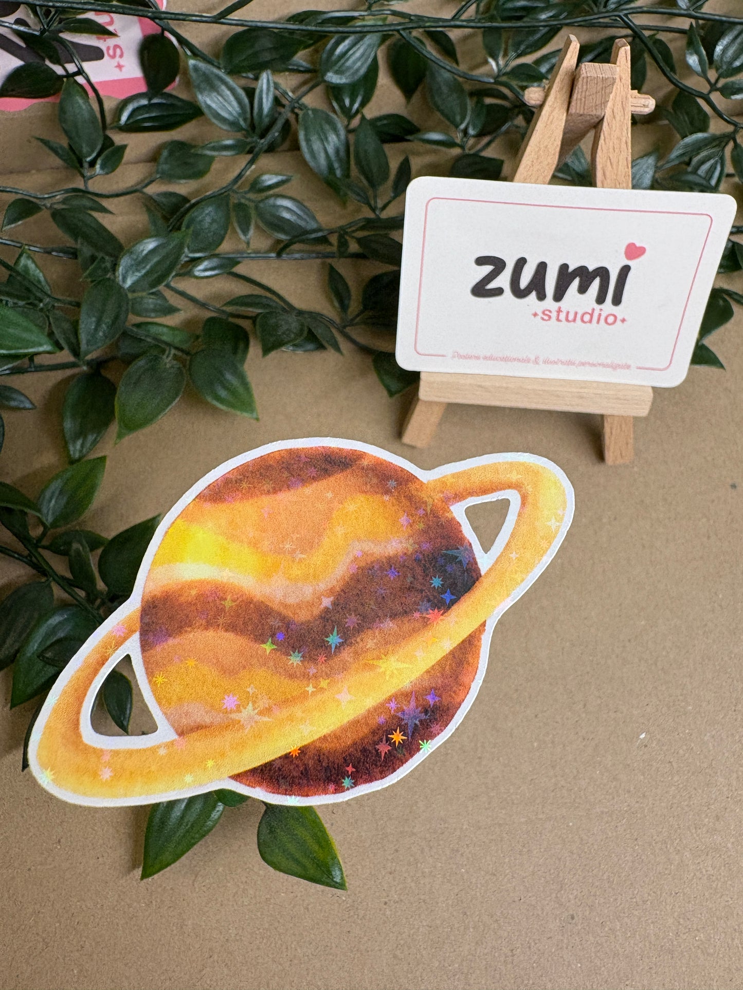 Stickere Die-cut - „Planetele Sistemului Solar” – Holografic