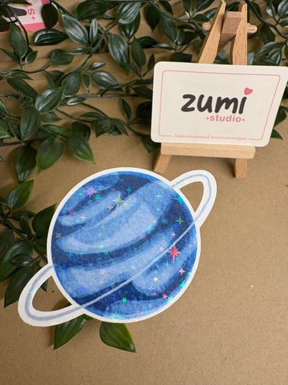Stickere Die-cut - „Planetele Sistemului Solar” – Holografic
