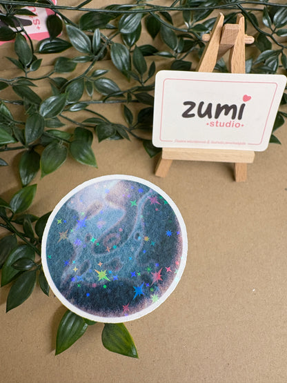 Stickere Die-cut - „Planetele Sistemului Solar” – Holografic