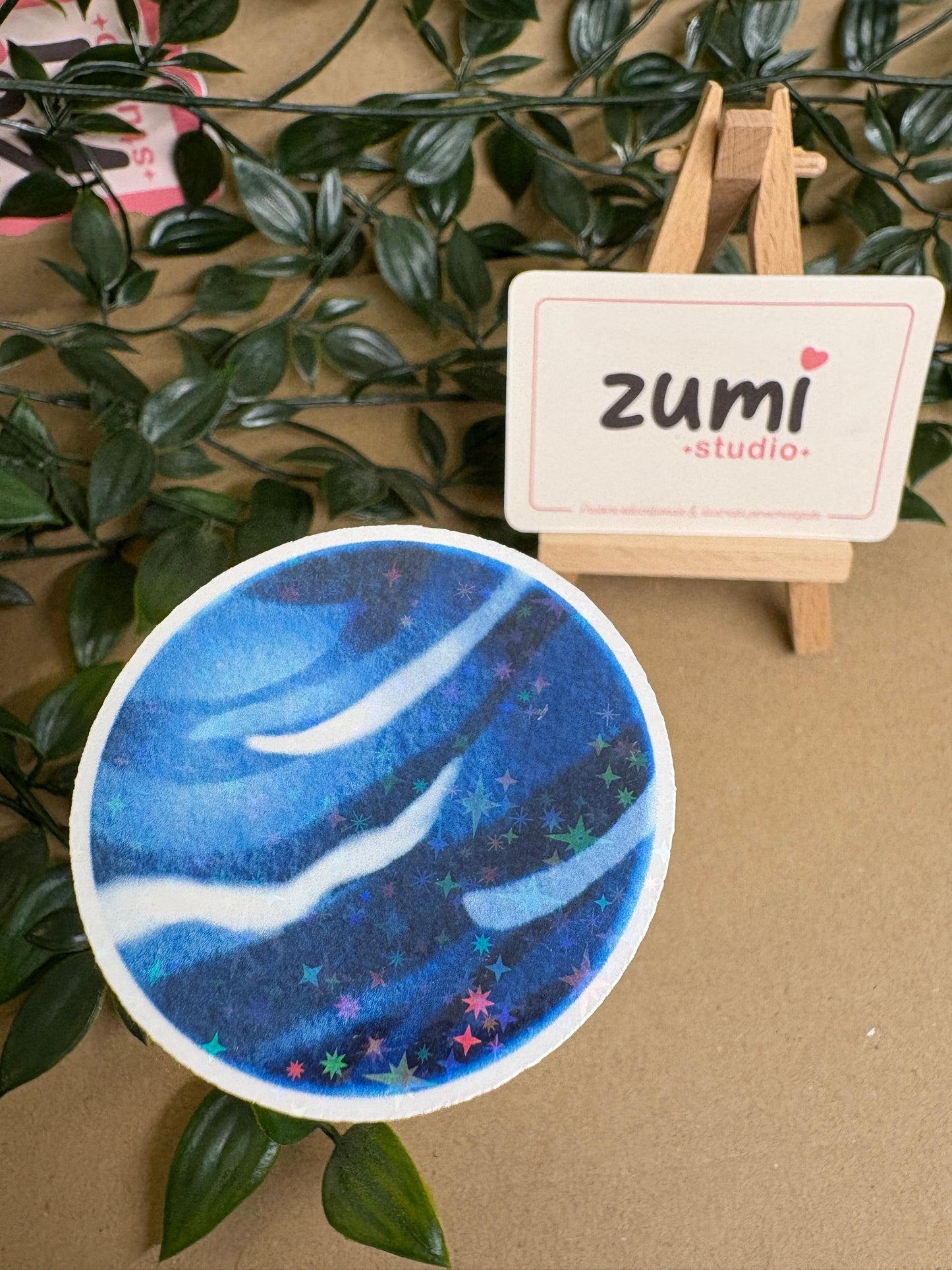 Stickere Die-cut - „Planetele Sistemului Solar” – Holografic