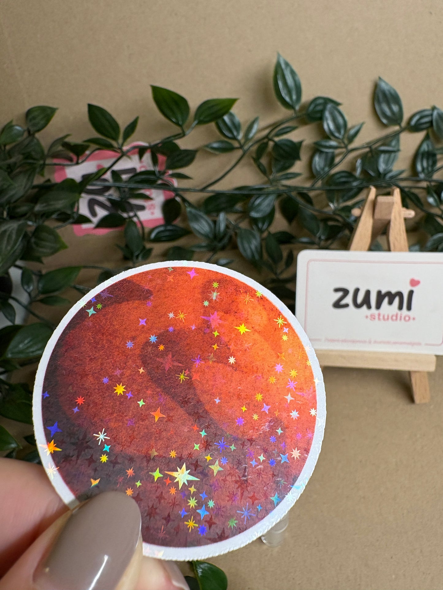 Stickere Die-cut - „Planetele Sistemului Solar” – Holografic