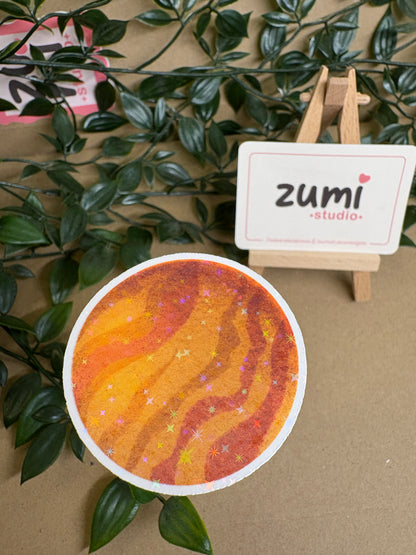 Stickere Die-cut - „Planetele Sistemului Solar” – Holografic