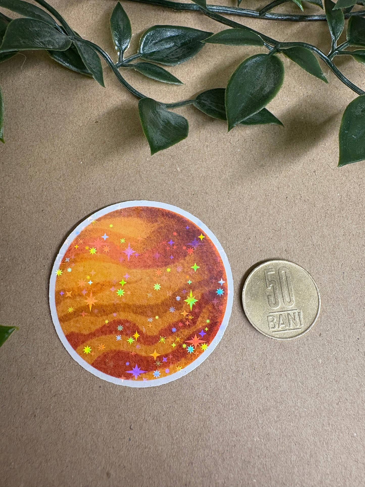 Stickere Die-cut - „Planetele Sistemului Solar” – Holografic