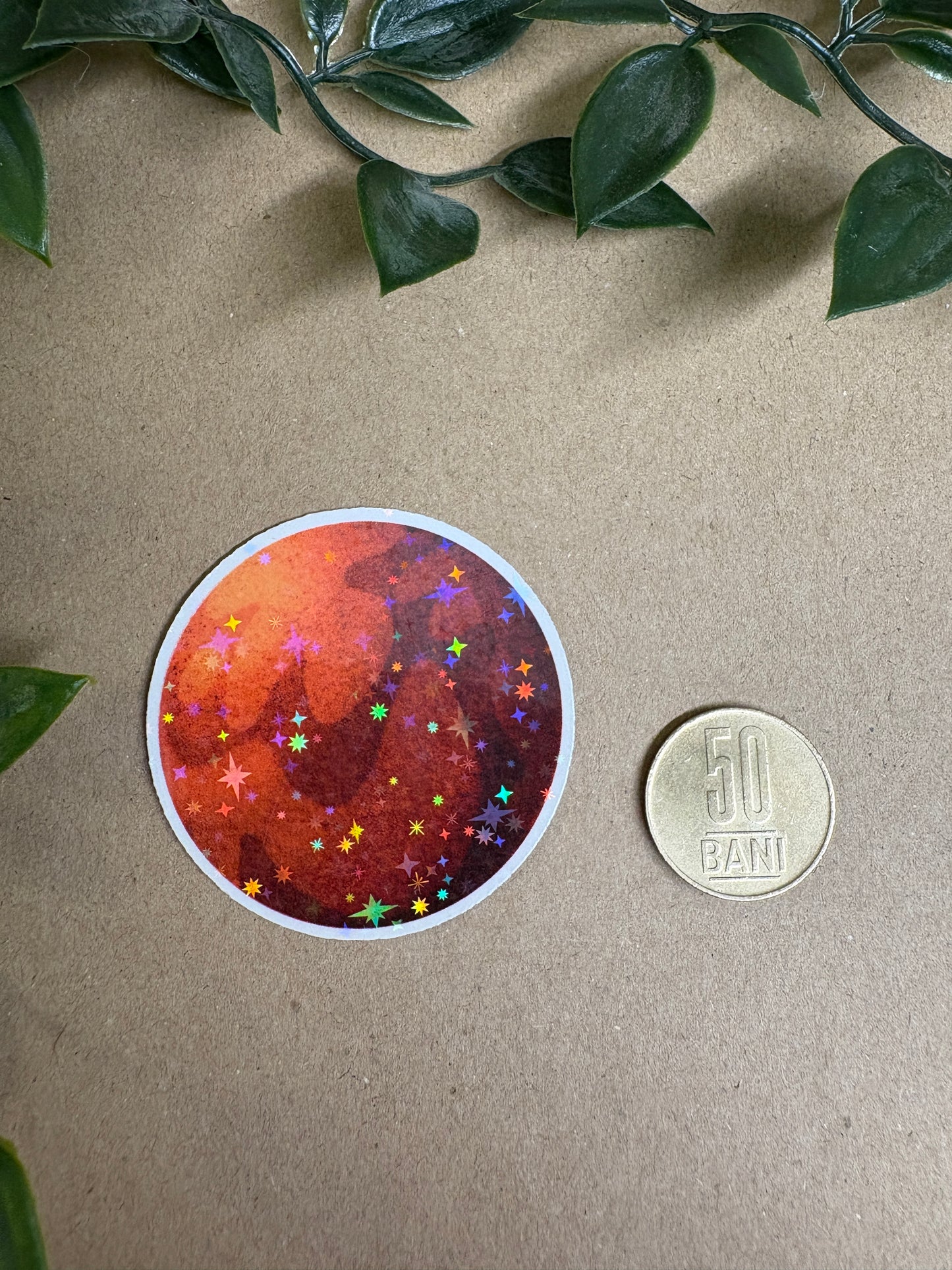 Stickere Die-cut - „Planetele Sistemului Solar” – Holografic