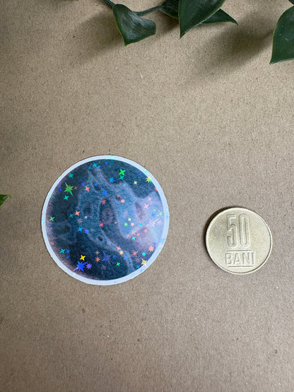 Stickere Die-cut - „Planetele Sistemului Solar” – Holografic