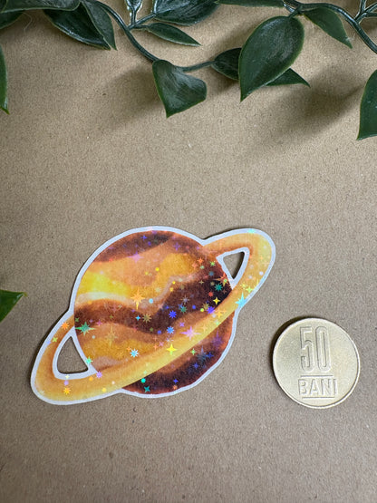 Stickere Die-cut - „Planetele Sistemului Solar” – Holografic