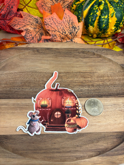 Sticker Die-cut - „Șoricelul din Măr”