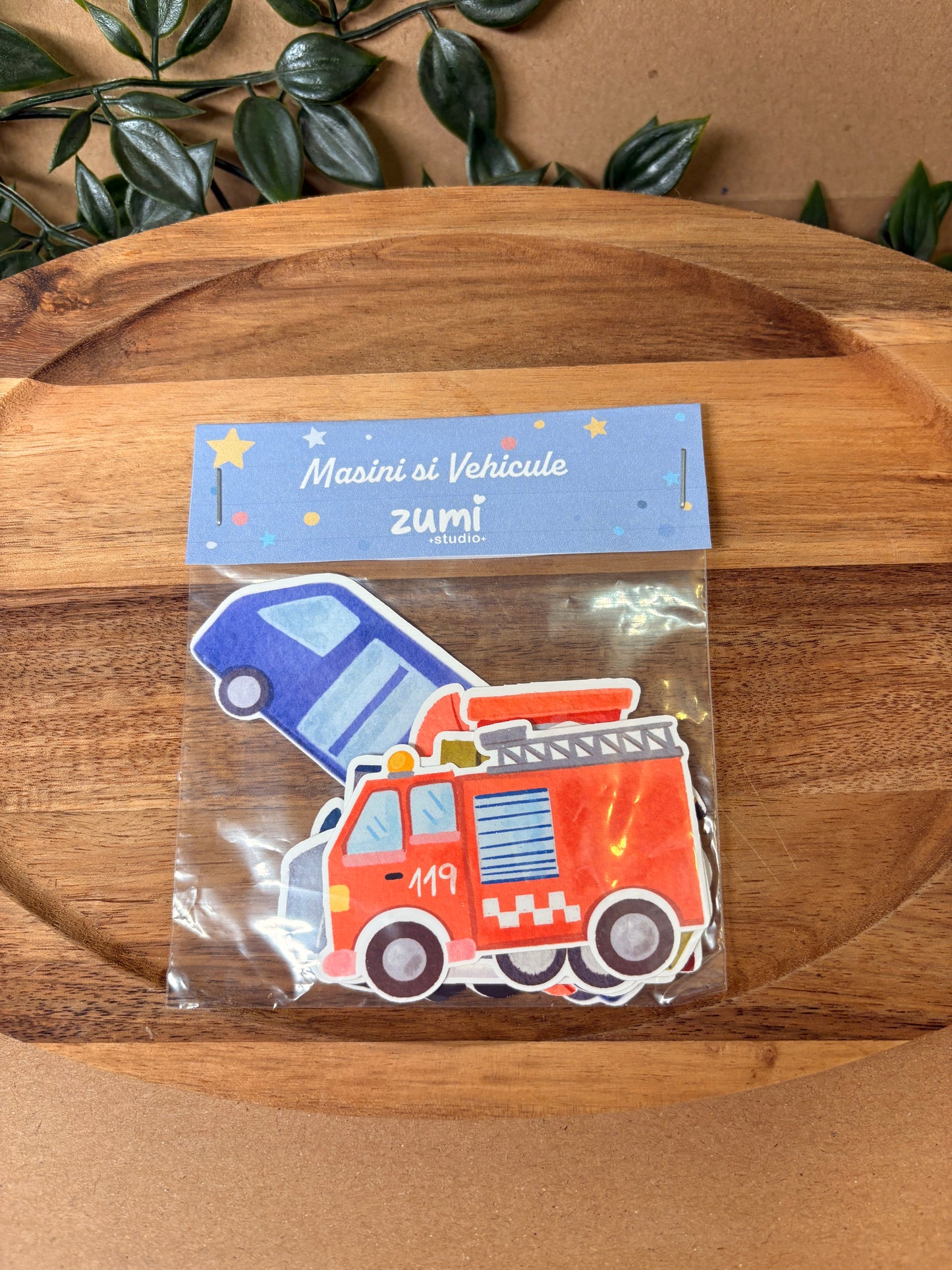 Stickere Die-cut - „Masini si Vehicule”
