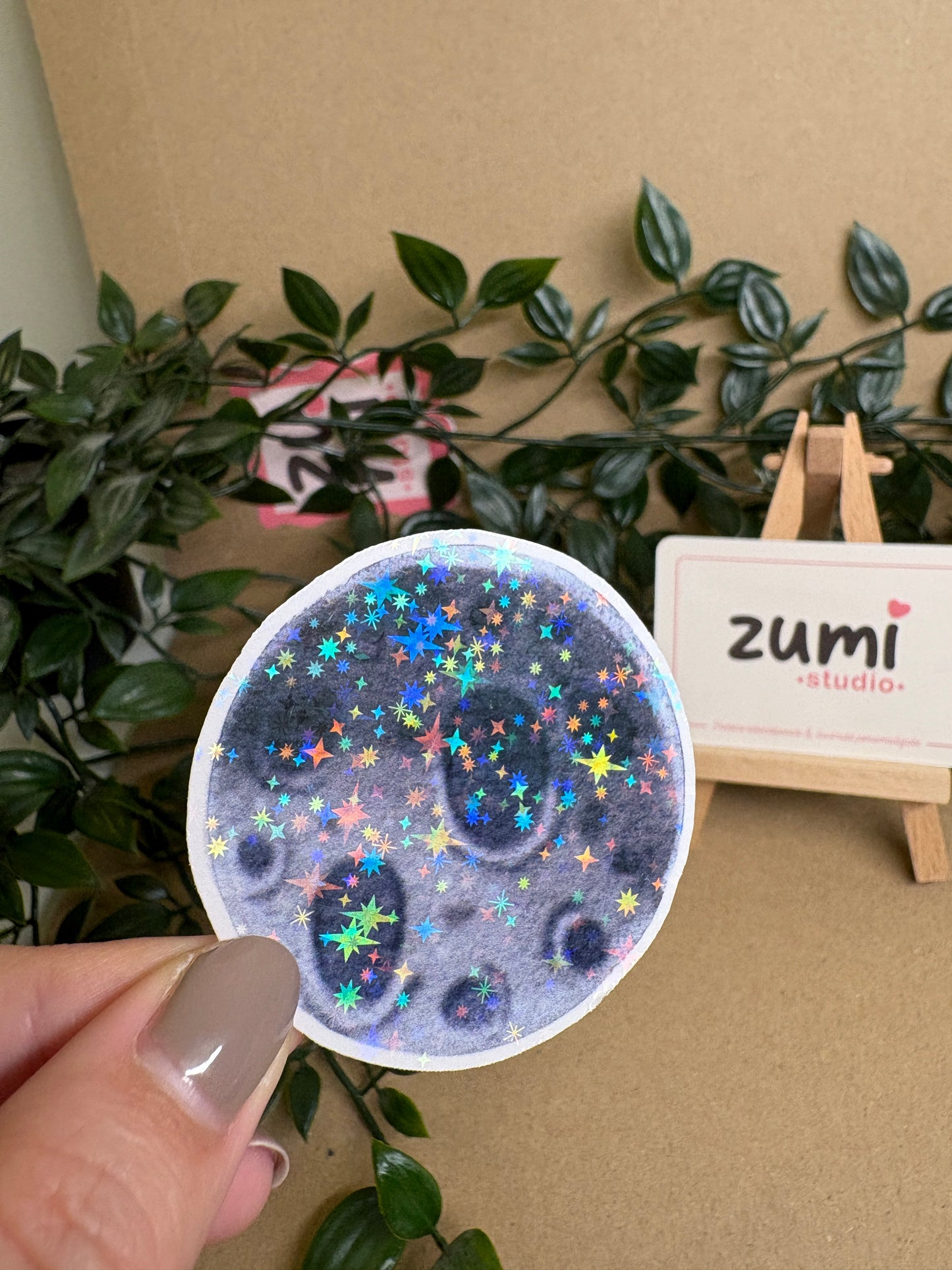 Stickere Die-cut - „Planetele Sistemului Solar” – Holografic