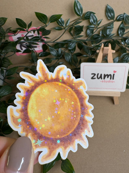 Stickere Die-cut - „Planetele Sistemului Solar” – Holografic